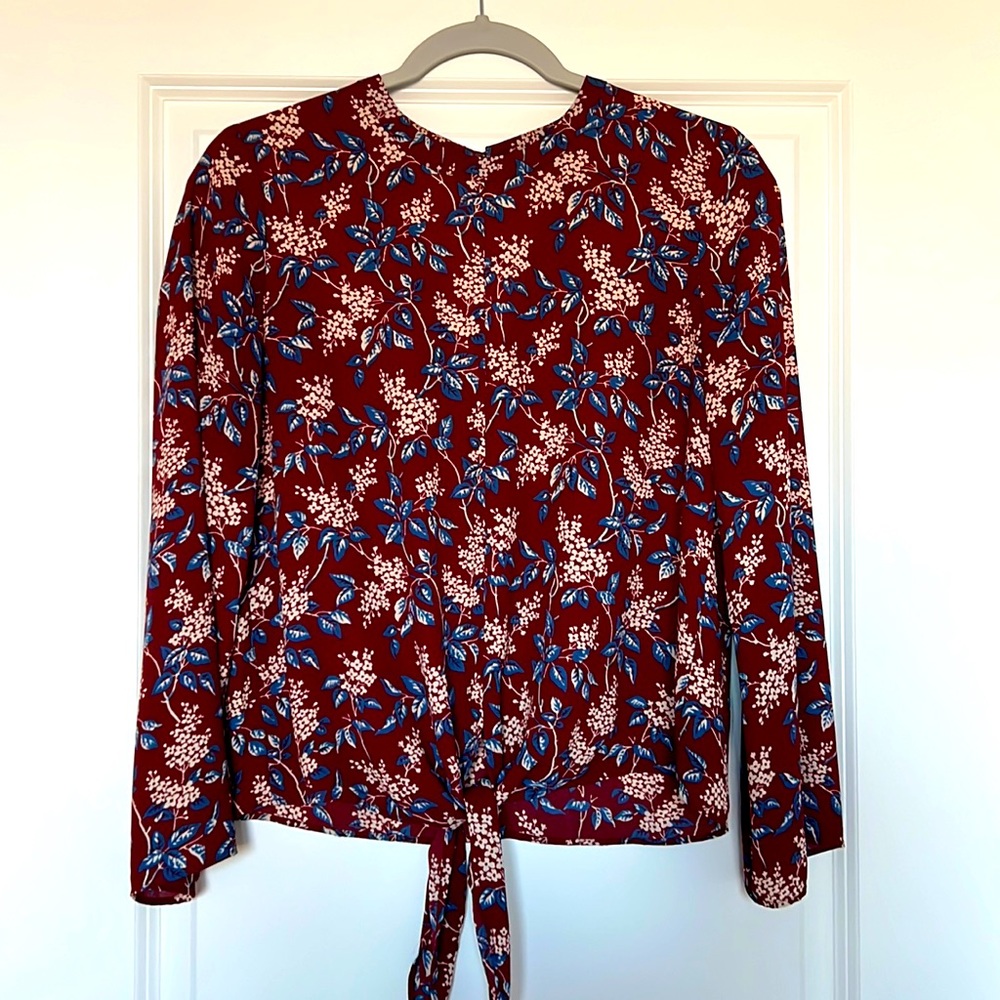 Flowery Madewell Blouse